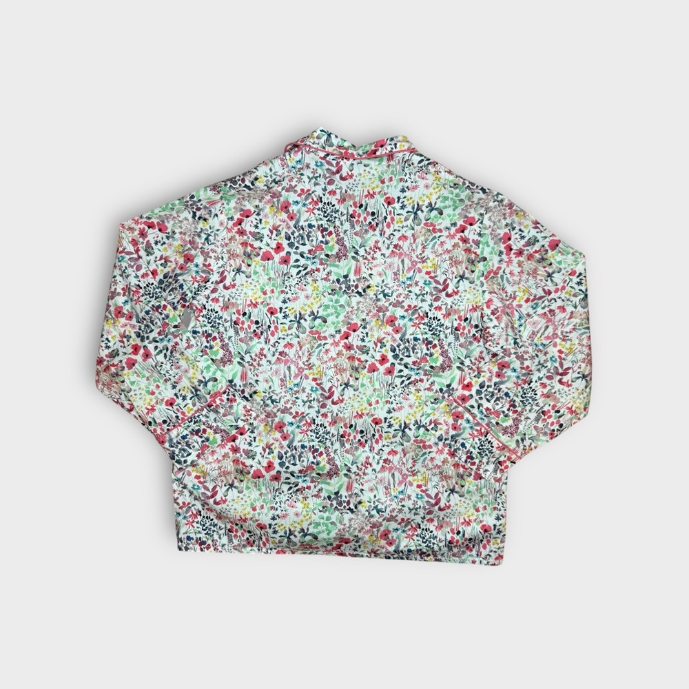 Bonpoint Water Color Floral Allover Pajama Top - Picture 4 of 4